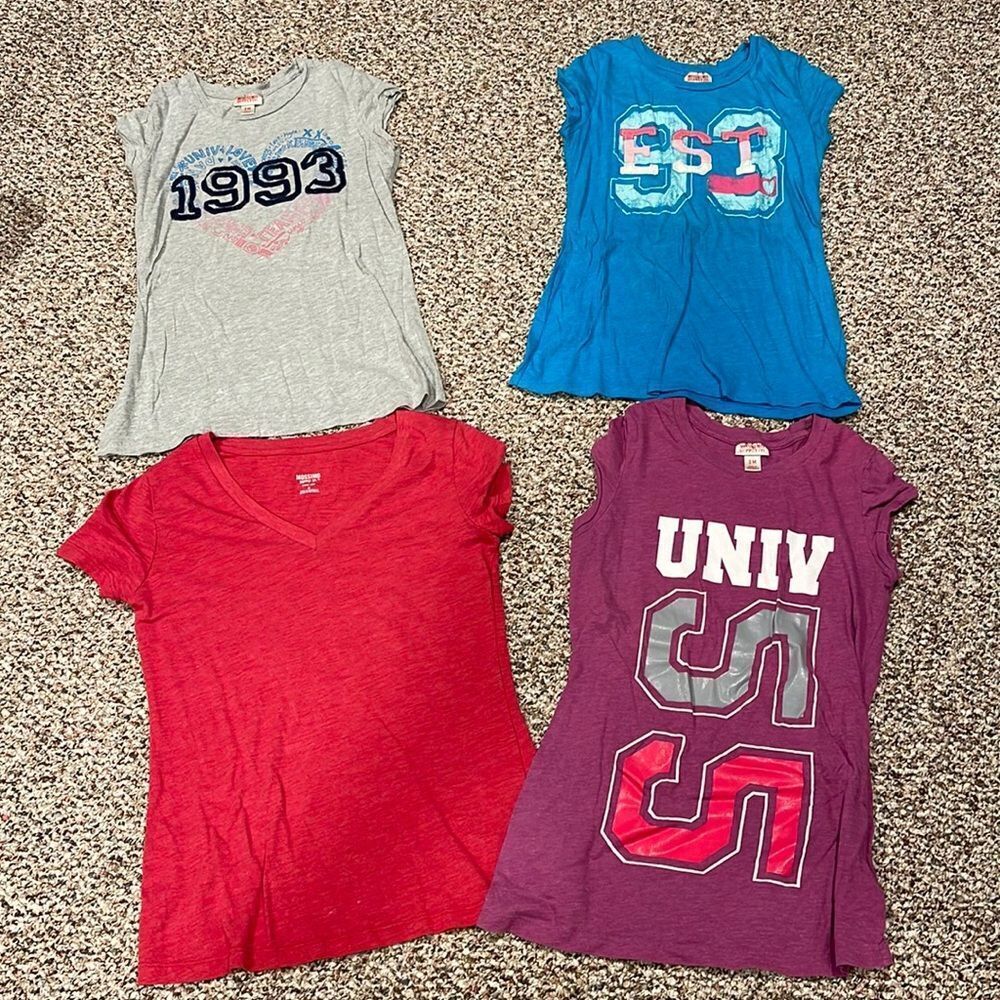 Mossimo Tee‎ Shirt Bundle (4) Medium